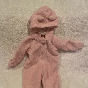 Footsie fuzzy jump suit